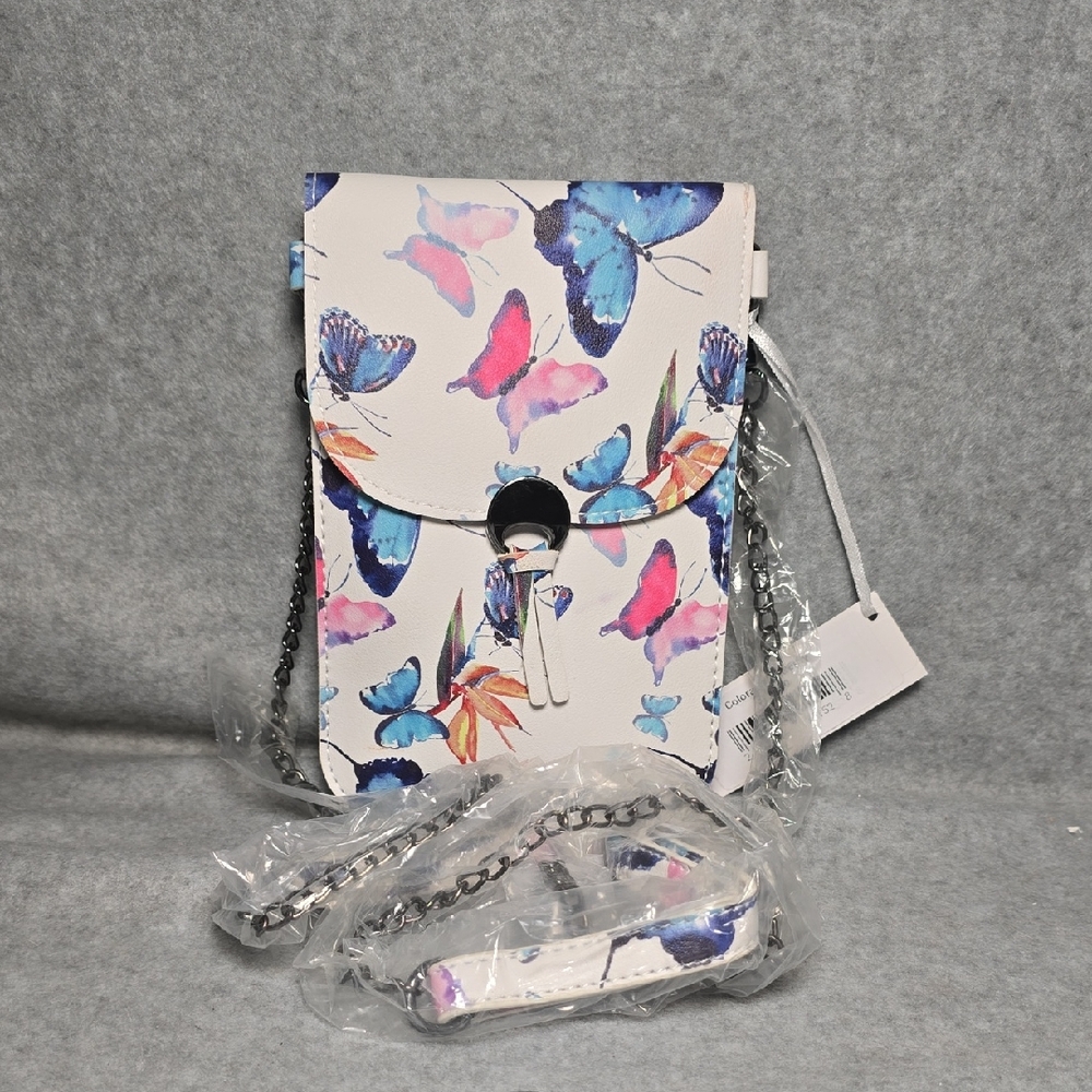 Save the Girls Butterfly Crossbody Bag NWT